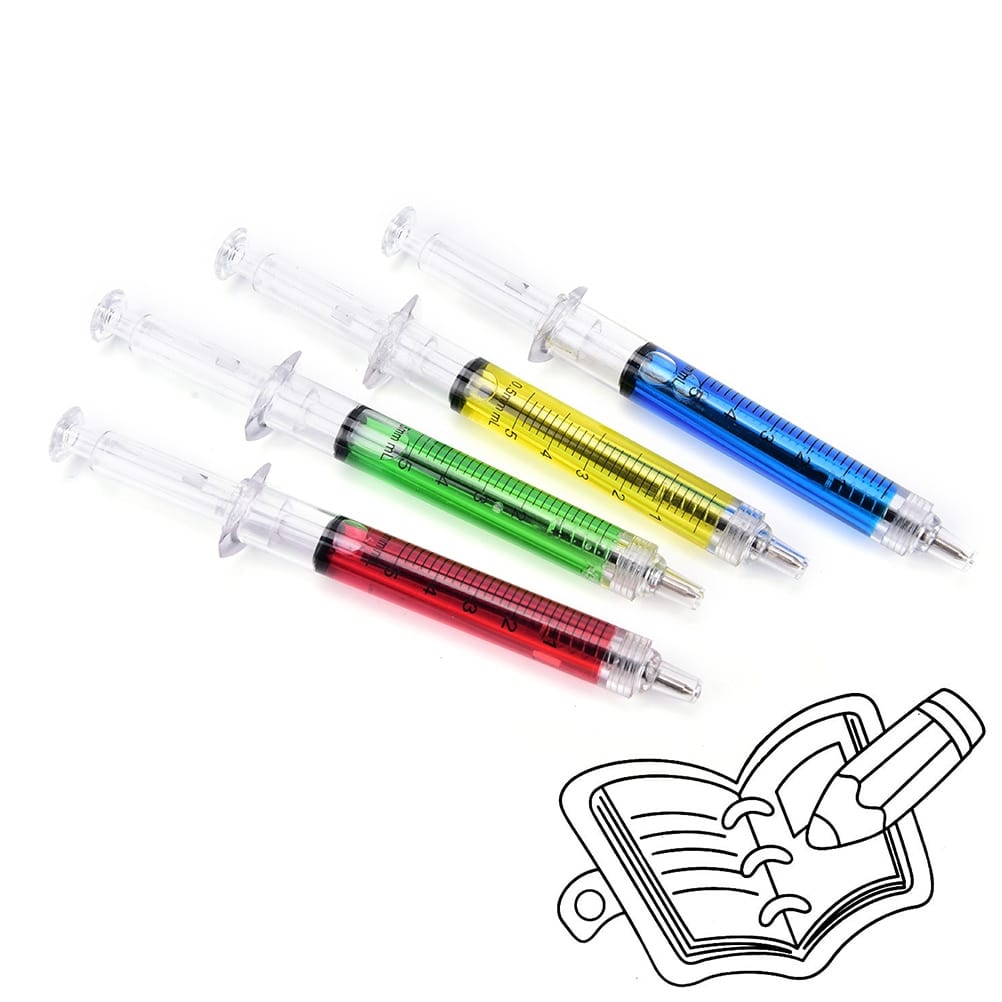 Plastic Syringe Pens (10pcs/lot)