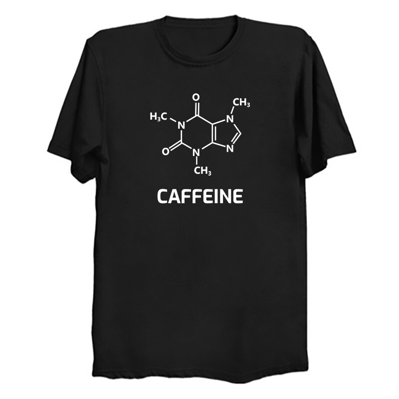 Chemistry Shirt Teacher Student Caffeine Lovers Art Gift Tshirt Funny Chemist Element T-shirt Science Periodic Table T Shirt Men
