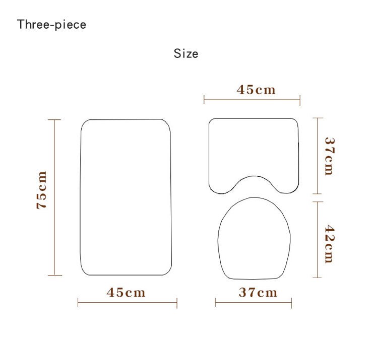 Periodic Table of Elements Shower Set (4 pcs)