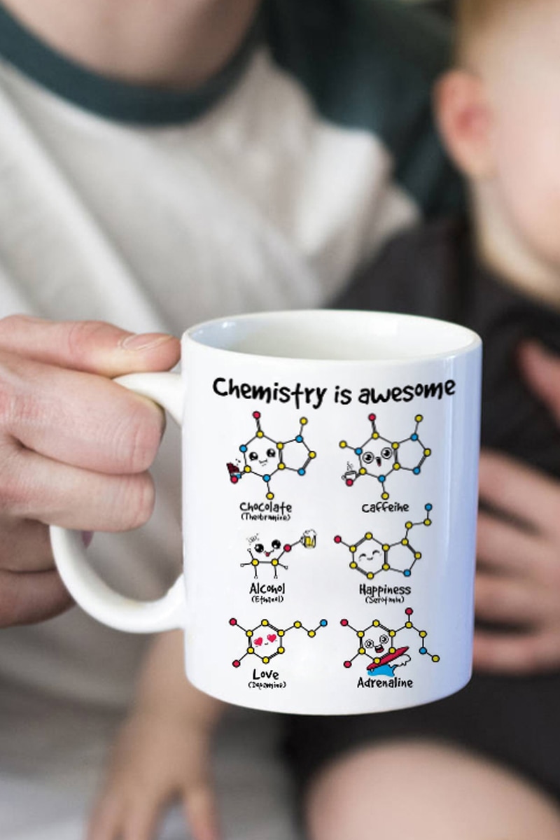 Chemistry is Awesome Creative coffee Mug 350ml Ceramic Tea Cup Research Institute Office Coffee Mug