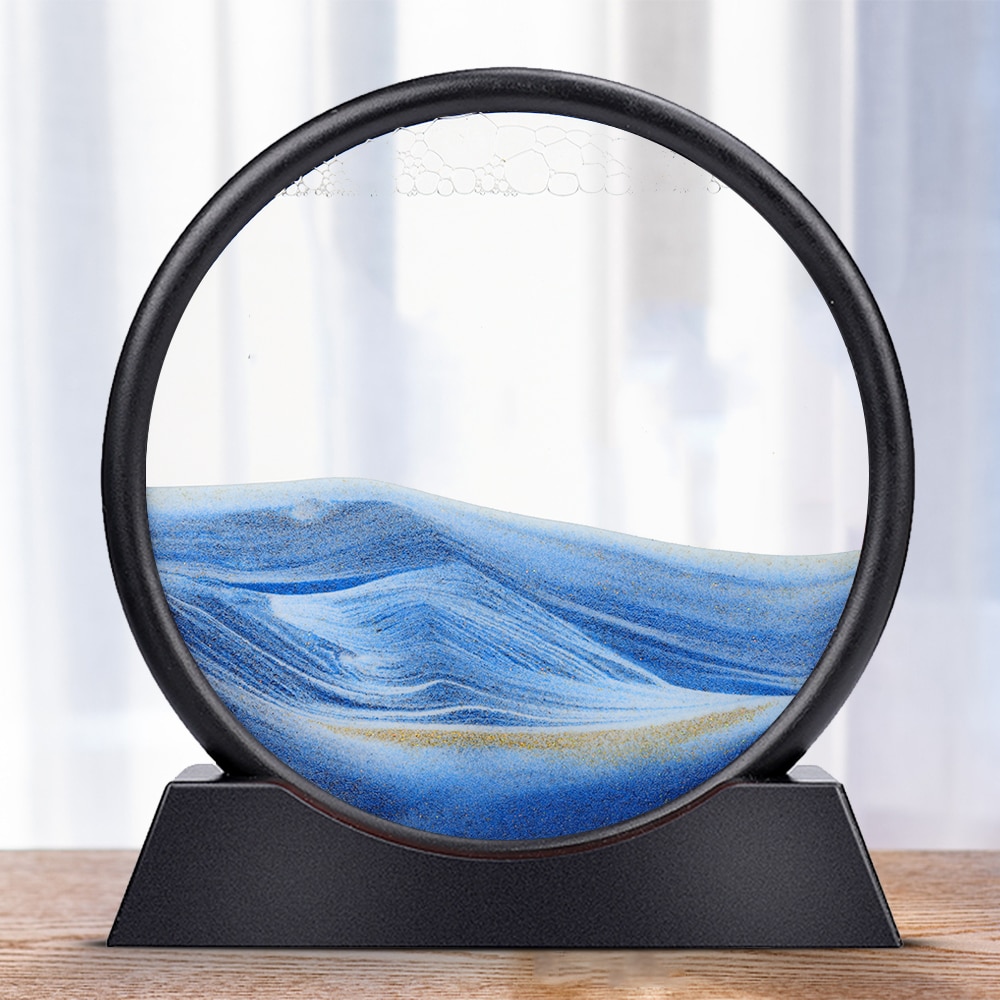 3D Hourglass Motion Art for Captivating Home Decor